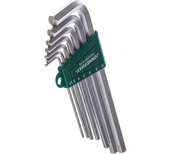 Комплект угловых шестигранников Jonnesway LONG H02SM107S