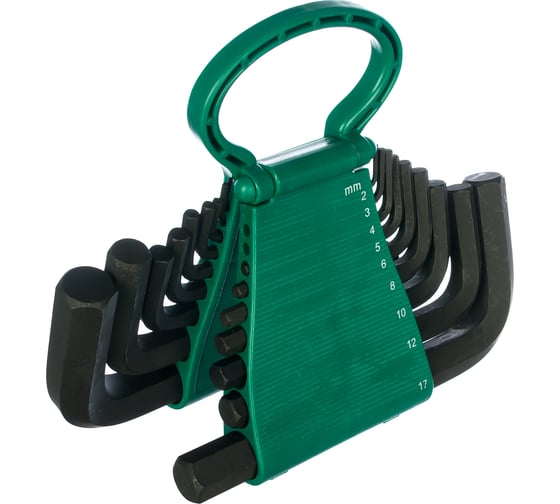 Комплект коротких угловых шестигранников Jonnesway H01MH118S