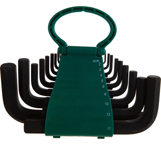 Комплект коротких угловых шестигранников Jonnesway H01MH118S