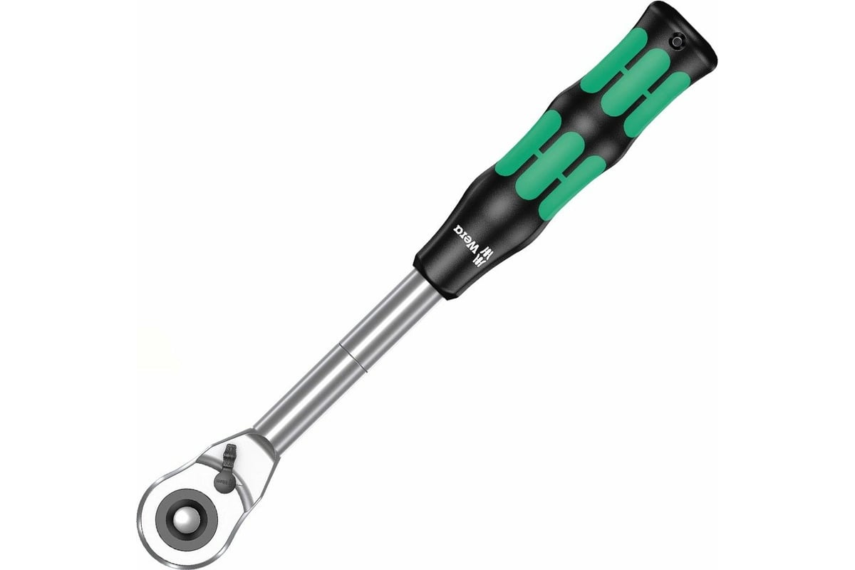Реверсивная трещотка WERA 8006 C Zyklop Hybrid 1/2"x281 мм, 72 зубца WE ...