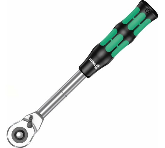 Реверсивная трещотка WERA 8006 C Zyklop Hybrid 1/2"x281 мм, 72 зубца WE-003780