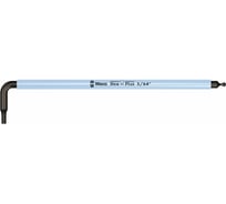 Г-образный ключ WERA 950 SPKL Multicolour с шаром, 5/64"x101 мм WE-022630