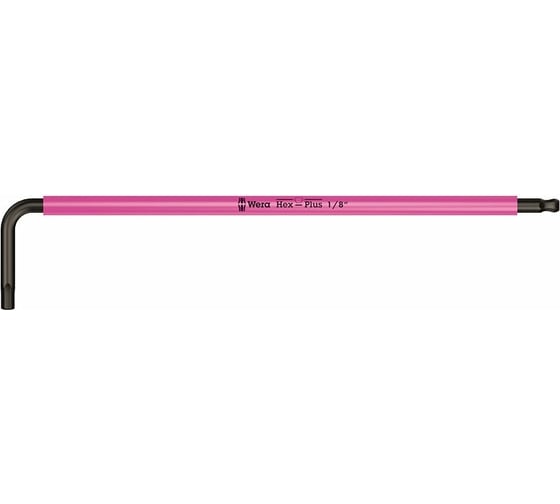 Г-образный ключ WERA 950 SPKL Multicolour с шаром, 1/8"x123 мм WE-022632 1