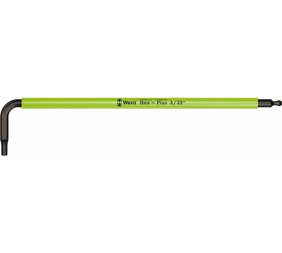 Г-образный ключ WERA 950 SPKL Multicolour с шаром, 3/32"x112 мм WE-022631 1