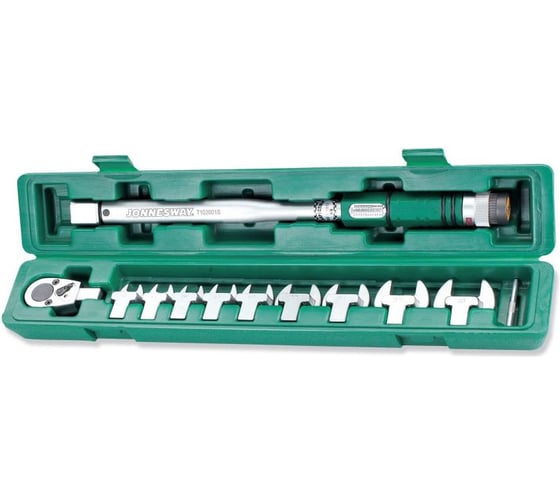 Набор насадок с динамометрическим ключом Jonnesway T102001S, 1/2"DR, со шкалой, 40-200 Н/м 1