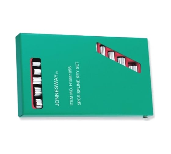 Набор угловых ключей М5-М12 5 шт. Jonnesway SPLINE H15M105S