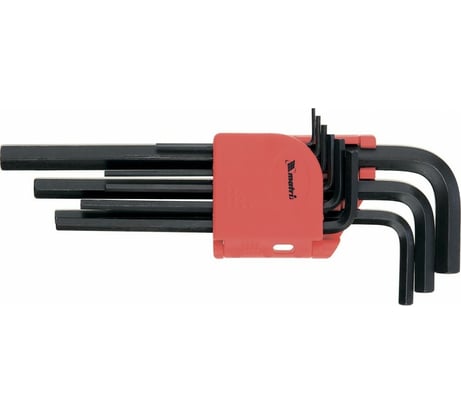 Набор имбусовых удлиненных ключей 1,5-10 мм 9 шт MATRIX 11231