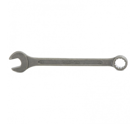 Комбинированный фосфатированный ключ 15 мм СИБРТЕХ 14910 1