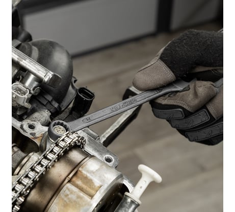 Набор комбинированных ключей 6 - 22 мм 12 шт., CrV,фосфатированные, ГОСТ 16983 СИБРТЕХ 15477