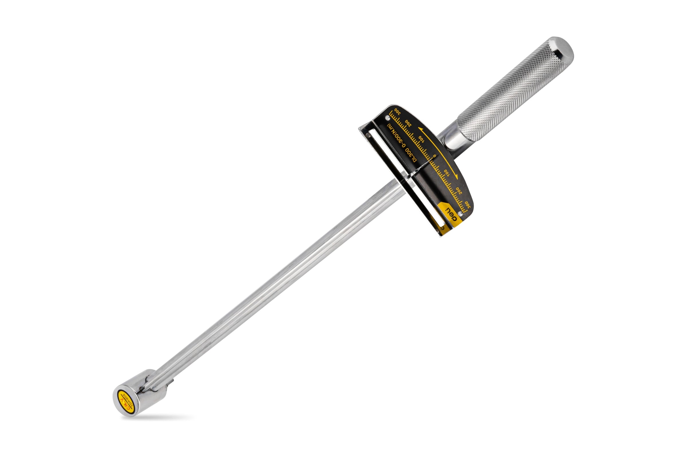 ДинамометрическийключDELIDL3000-300нм,1/2",длина480мм,головкаCr-V,противоскользящаярукоятка104459