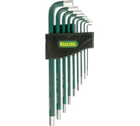 Набор имбусовых ключей INDUSTRIE HEX1.5-10мм 9шт Kraftool 27443-H9