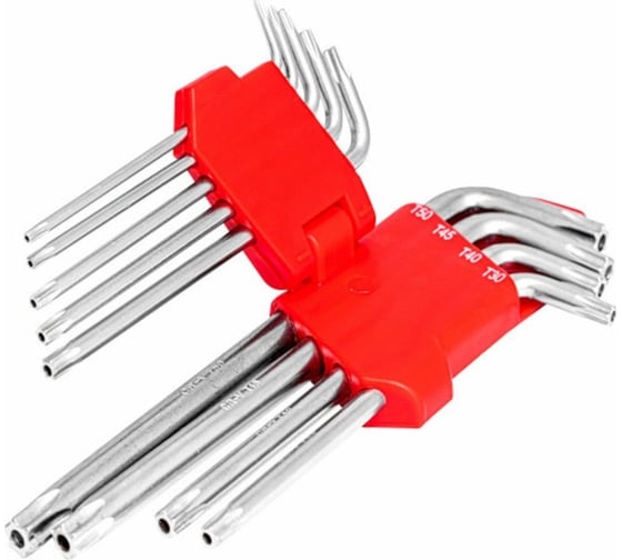 Набор шестигранных ключей BEOROL Torx Т10-Т50, 9 шт. 245237