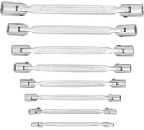 Набор 12-гранных двусторонних шарнирных ключей NORGAU NBS34-008 6x7-20x22 мм, 8 шт. 060510708