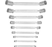 Набор 12-гранных двусторонних шарнирных ключей NORGAU NBS34-009 6x7-24x27 мм, 9 шт. 060510709