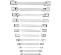 Набор 12-гранных двусторонних шарнирных ключей NORGAU NBS34-012 6x7-30x32 мм, 12 шт. 060510712