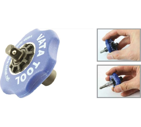 Микротрещотка для бит VATA 1/4" 49801-3