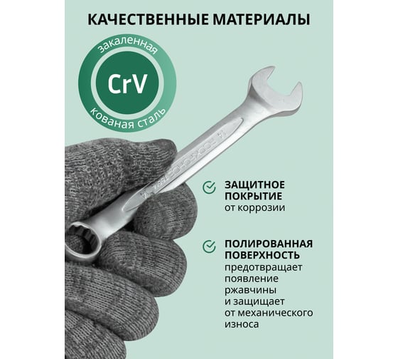 Набор ключей комбинированных Rockforce 6-36мм 26 предметов RF-5261P36(7025)