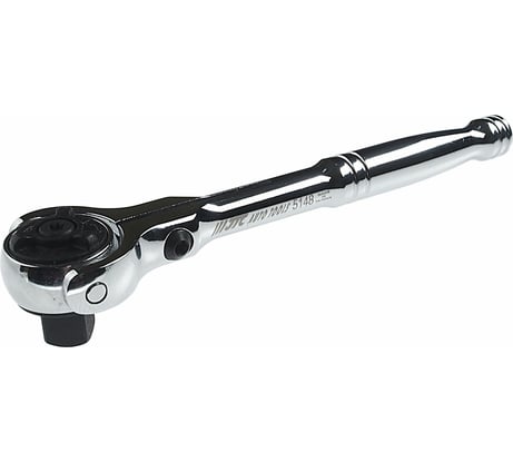 Трещотка JTC 3/8", 72-зубцовая, с поворотной головкой, с металлической рукояткой, длина 146 мм, 5148 180186