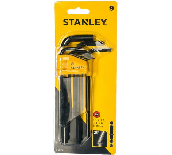 Набор шестигранных ключей Stanley 0-69-256