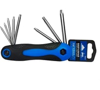 Набор складных имбусовых ключей vertextools Torx T9-T40, 8 предметов 1635-8