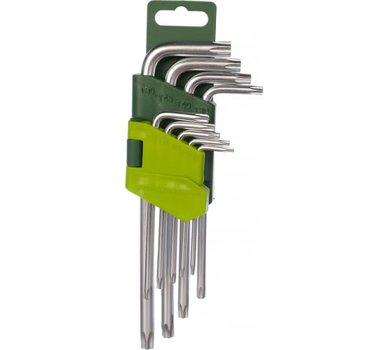 Набор ключей TORX 9 шт с отверстием ДТ/40 Дело Техники 563591 .