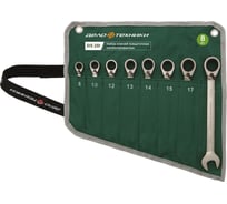 Набор ключей Дело Техники комбинированных трещоточных с переключателем 8 шт., планшет тетрон 515281