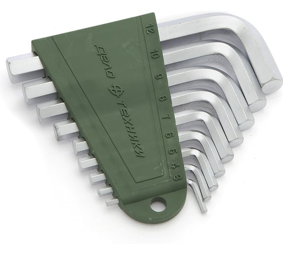 Набор ключей Дело Техники шестигранных коротких 9шт. 561093 1