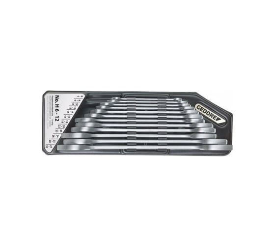 Набор гаечных рожковых двусторонних ключей GEDORE 6-32 мм 6079750