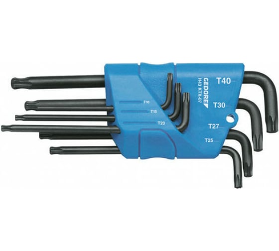 Набор торцевых двусторонних изогнутых ключей GEDORE TORX T7-T40 1531417