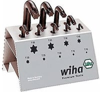 Набор коротких ключей на подставке 9шт TORX Wiha 363 VB 01326