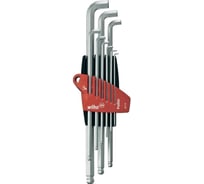 Набор шестигранных ключей 9шт Wiha ProStar 369T S9 Stubby 35480