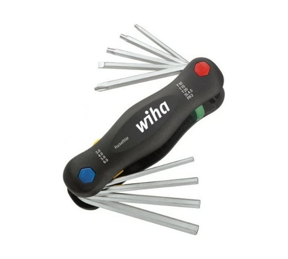 Набор шестигранных ключей TORX и отверток 9шт Wiha PocketStar SB351 PG9X 25295