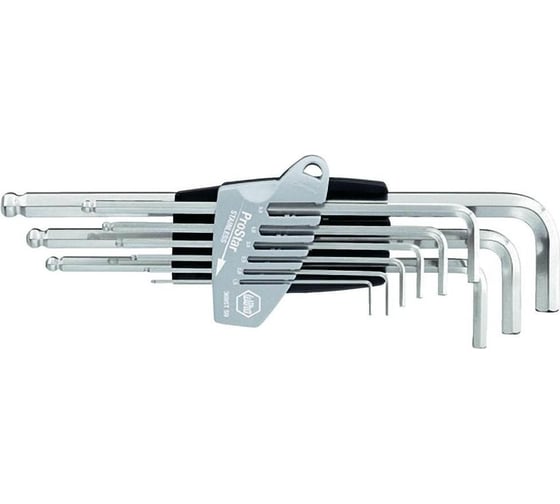 Набор шестигранных ключей 9шт Wiha INOX 369ST S9 PROSTAR 32632 1