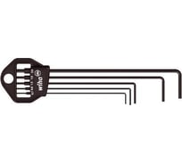 Набор шестигранных ключей 5шт Wiha Classic 352 HM 5B 06382