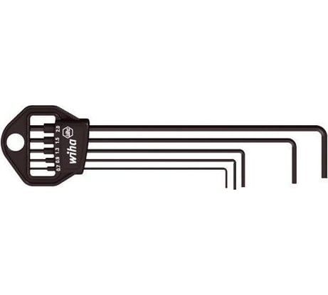 Набор шестигранных ключей 5шт Wiha Classic 352 HM 5B 06382