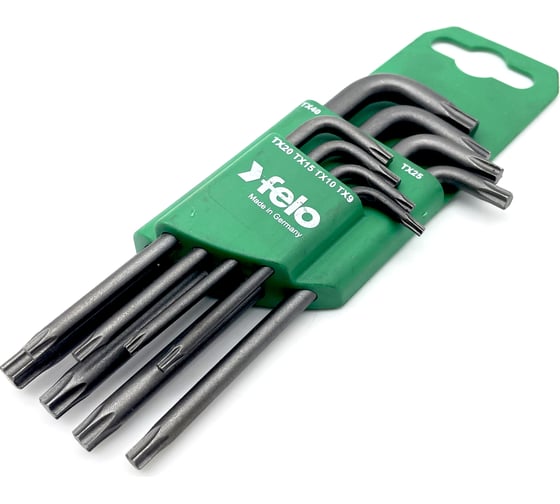 Набор Г-образных шестигранных ключей Felo Torx T9-T40 8 шт. 34888811