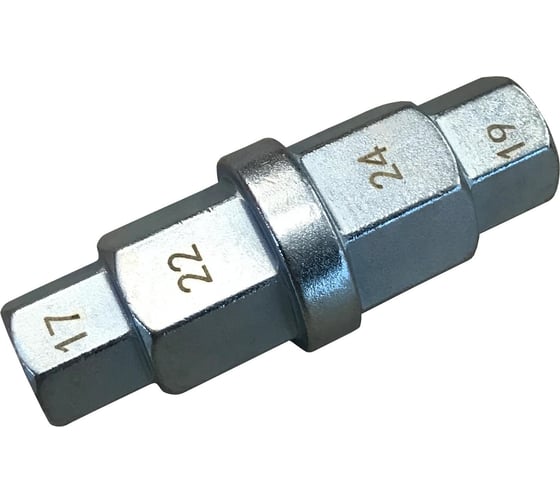 Шестигранная головка 3/8", 17, 19, 22, 24мм Сорокин 40.56