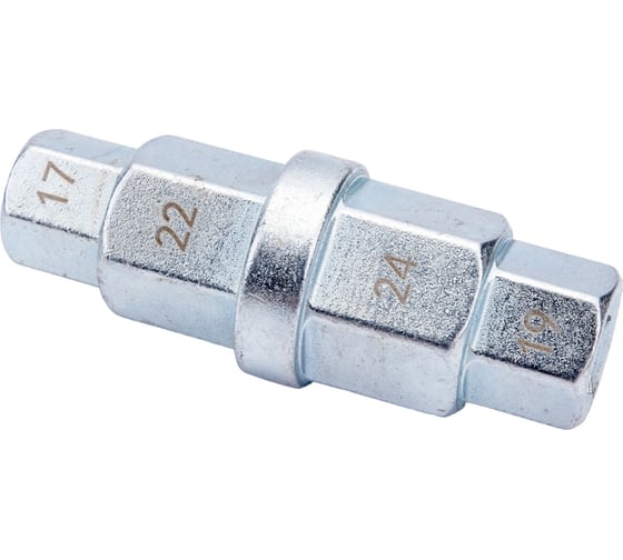 Шестигранная головка 3/8", 17, 19, 22, 24мм Сорокин 40.56