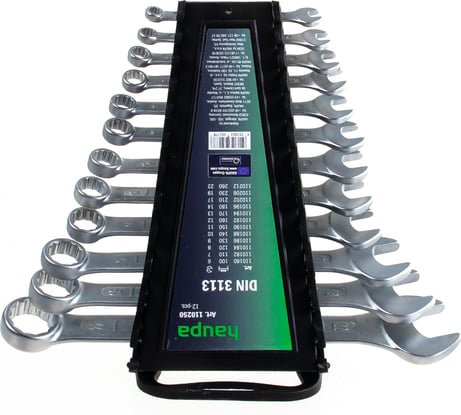 Набор гаечных ключей с кольцом/зевом, 12 шт HAUPA 110250