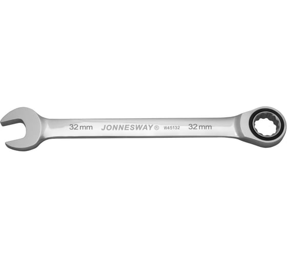 Комбинированный трещоточный ключ 32 мм Jonnesway W45132 49021 1