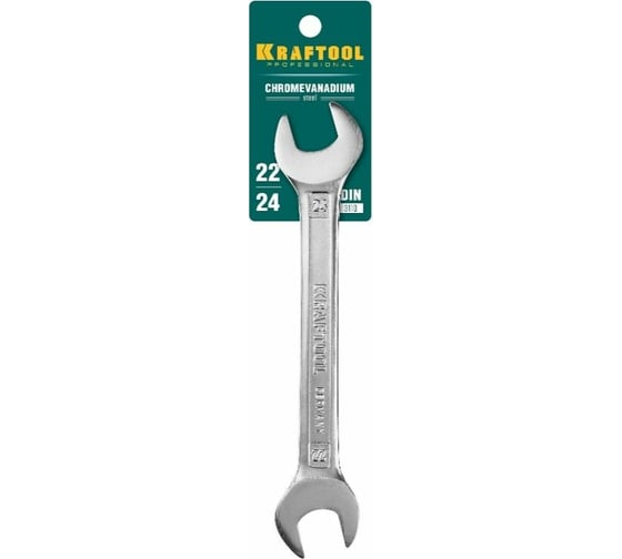 Рожковый гаечный ключ Kraftool 22x24 мм 27033-22-24_z01