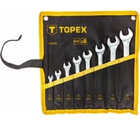 Набор комбинированных ключей TOPEX 6-19 мм, 8 шт. 35D759