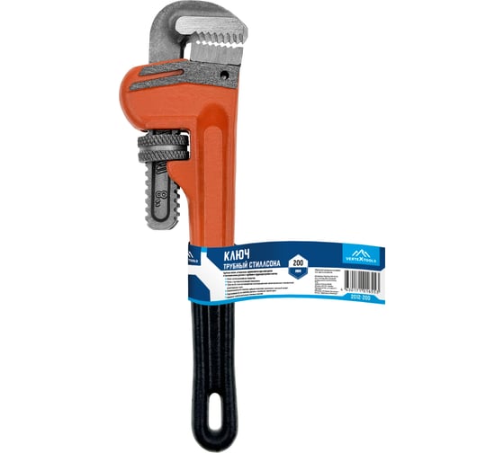 Трубный ключ Стиллсона vertextools 200мм 2012-200