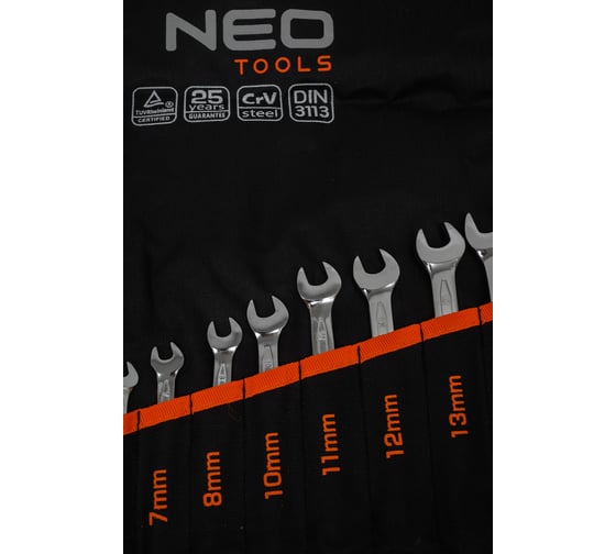 Набор комбинированных ключей NEO Tools 12 шт 09-752