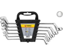 Накидные изогнутые ключи TOPEX 6-17 мм, 6 шт. 35D855