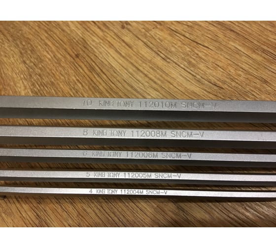 Набор Г-образных шестигранников KING TONY 1,5-10 мм 9 предметов 20109MR ...