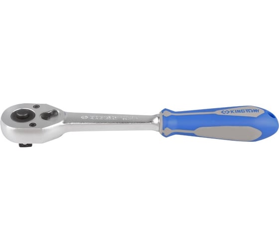 Флажковая трещотка с кнопкой 1/2", 250мм, 32 зубца KING TONY 4771-10GR