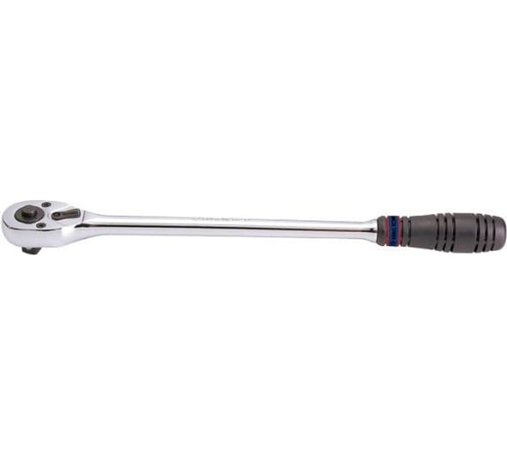 Флажковая трещотка с кнопкой 1/2", 250мм, 32зубца KING TONY 4762-10G