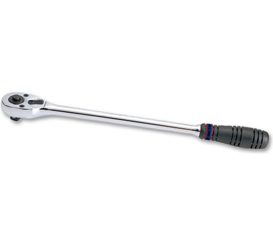 Флажковая трещотка с кнопкой 1/2", 250мм, 32зубца KING TONY 4762-10G