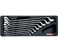 Набор накидных ключей TOPTUL 6-22 мм, угол 75 градусов, в ложементе GAAT0802